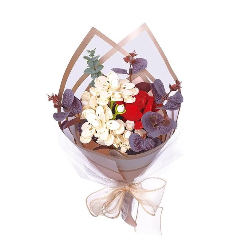 Jaki Flower Bouquet Building Set Jasmine Rose JK2686