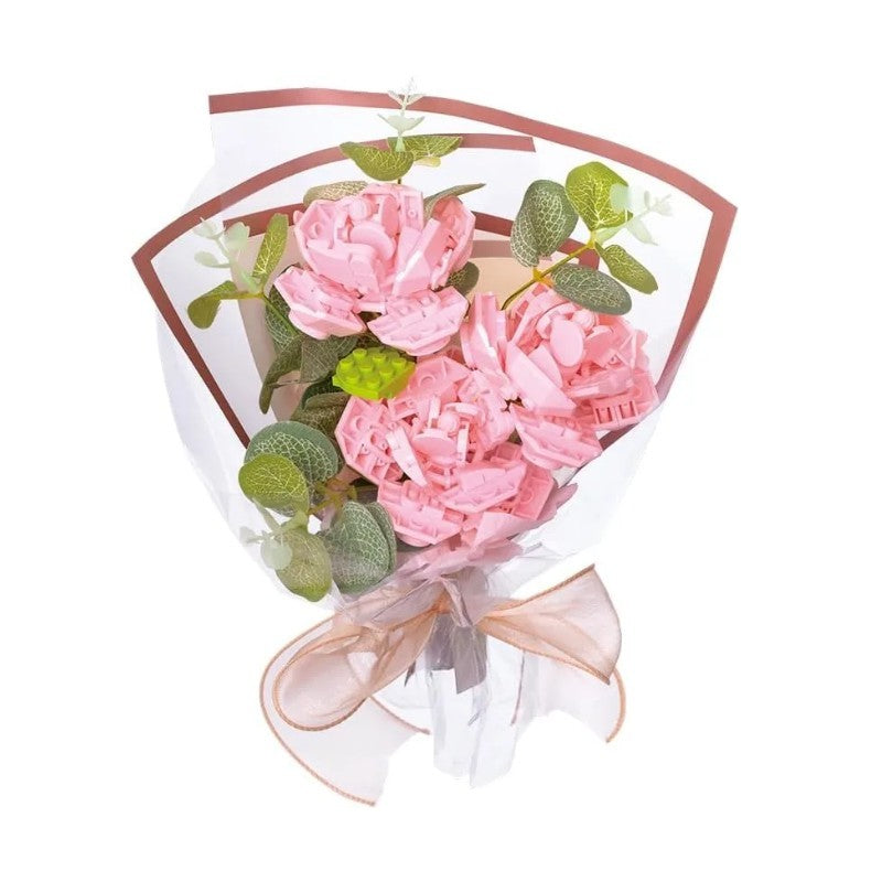 Jaki Flower Bouquet Building Set Tender Heart JK2687