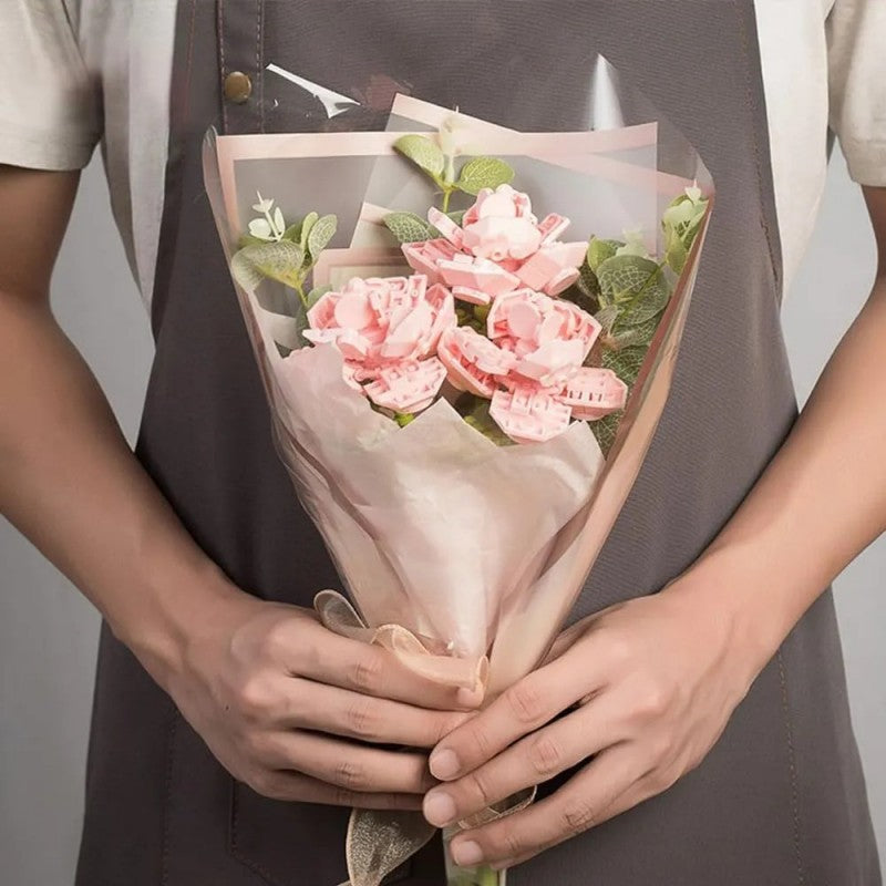 Jaki Flower Bouquet Building Set Tender Heart JK2687