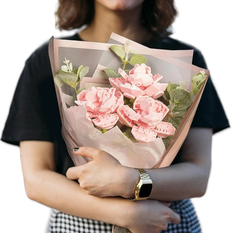 Jaki Flower Bouquet Building Set Tender Heart JK2687