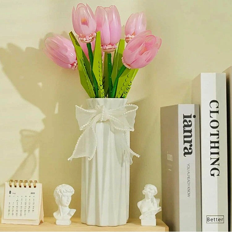 Jaki Tulip Flower Building Blocks DIY Bouquet JK29312