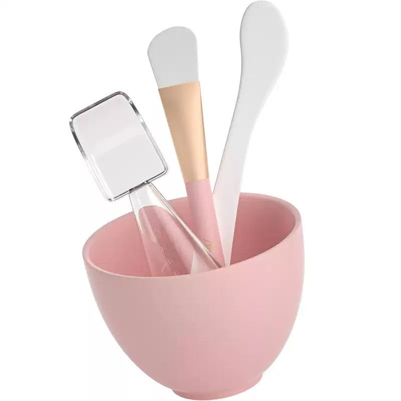 Allsmile Mask Silicone Brush Set Pink