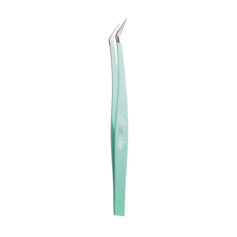 Allsmile False Eyelash Tweezers Golden Feather Clamp