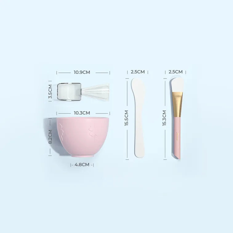 Allsmile Silicom DIY Face Mask Bowl Set Green