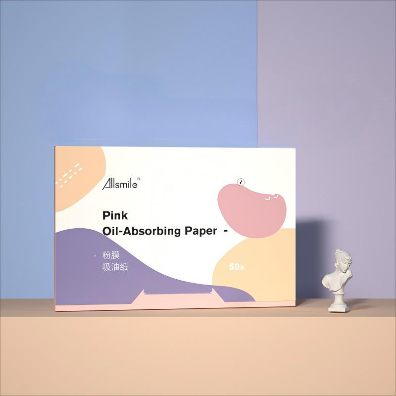 Allsmile Oil-absorbing Paper Pink 50pcs