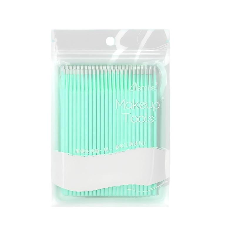 Allsmile Disposable Cotton Swabs Tools Green 100pcs