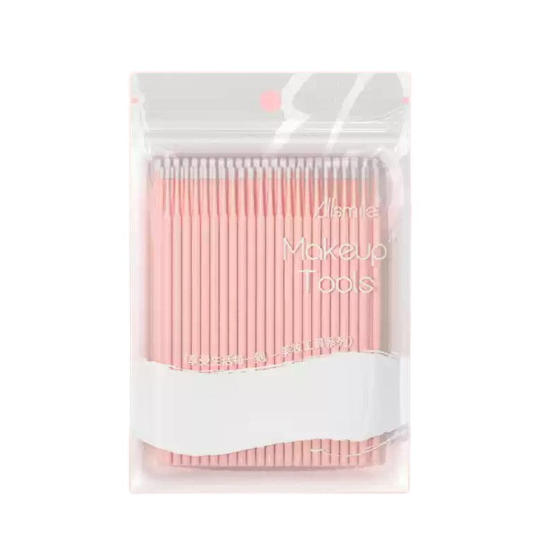 Allsmile Disposable Cotton Swabs Tools Pink 100pcs