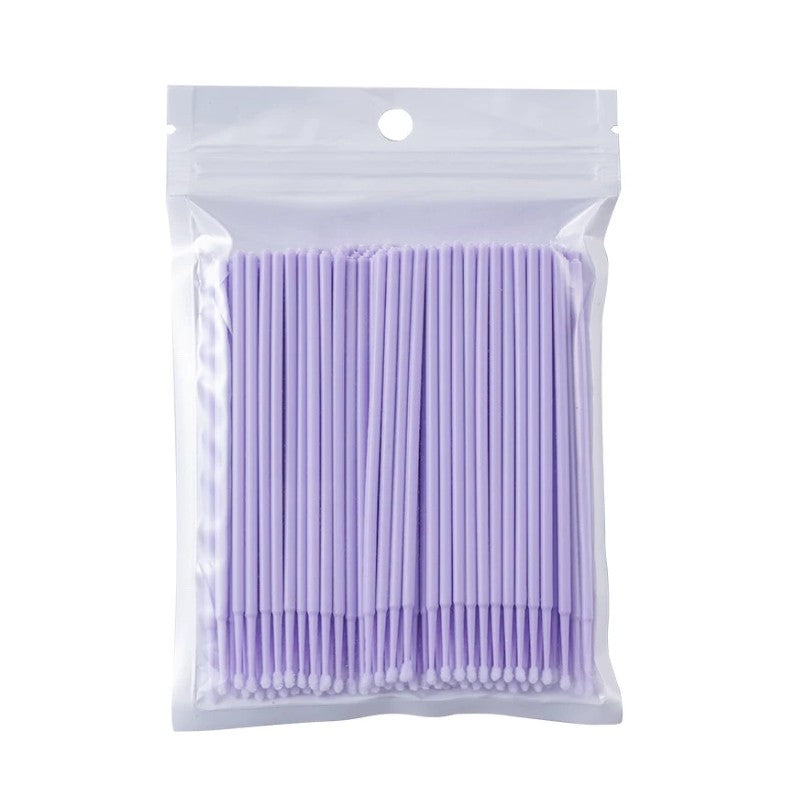 Allsmile Nano Cotton Swabs Clear Sky Purple 100pcs