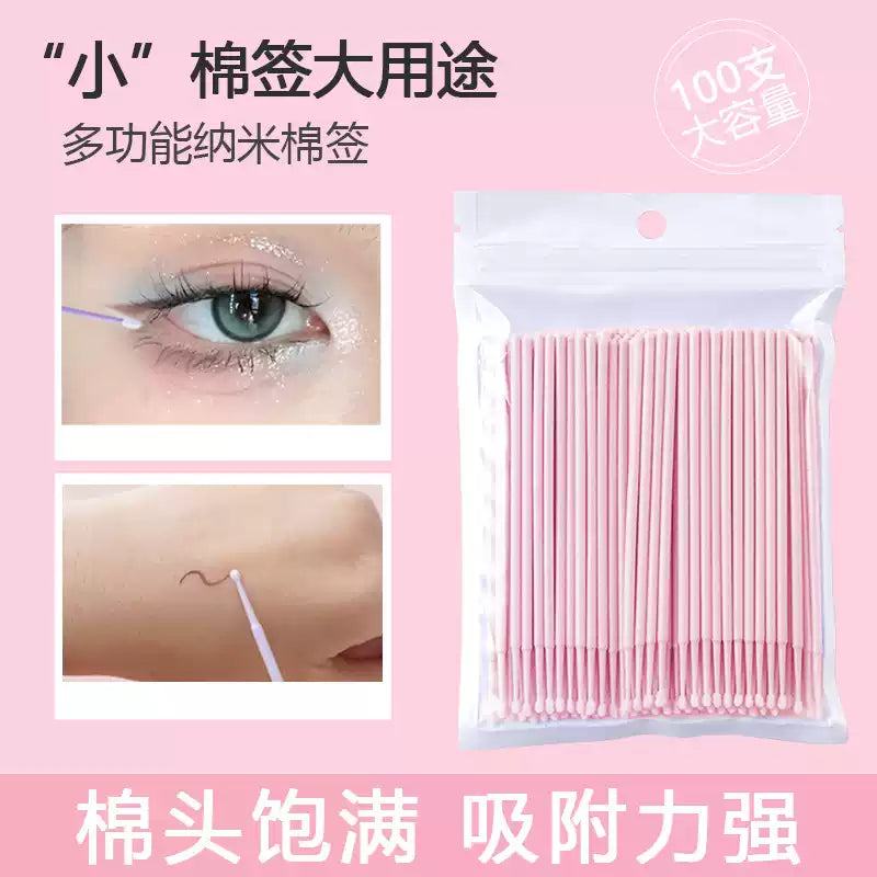 Allsmile Nano Cotton Swabs Clear Sky Purple