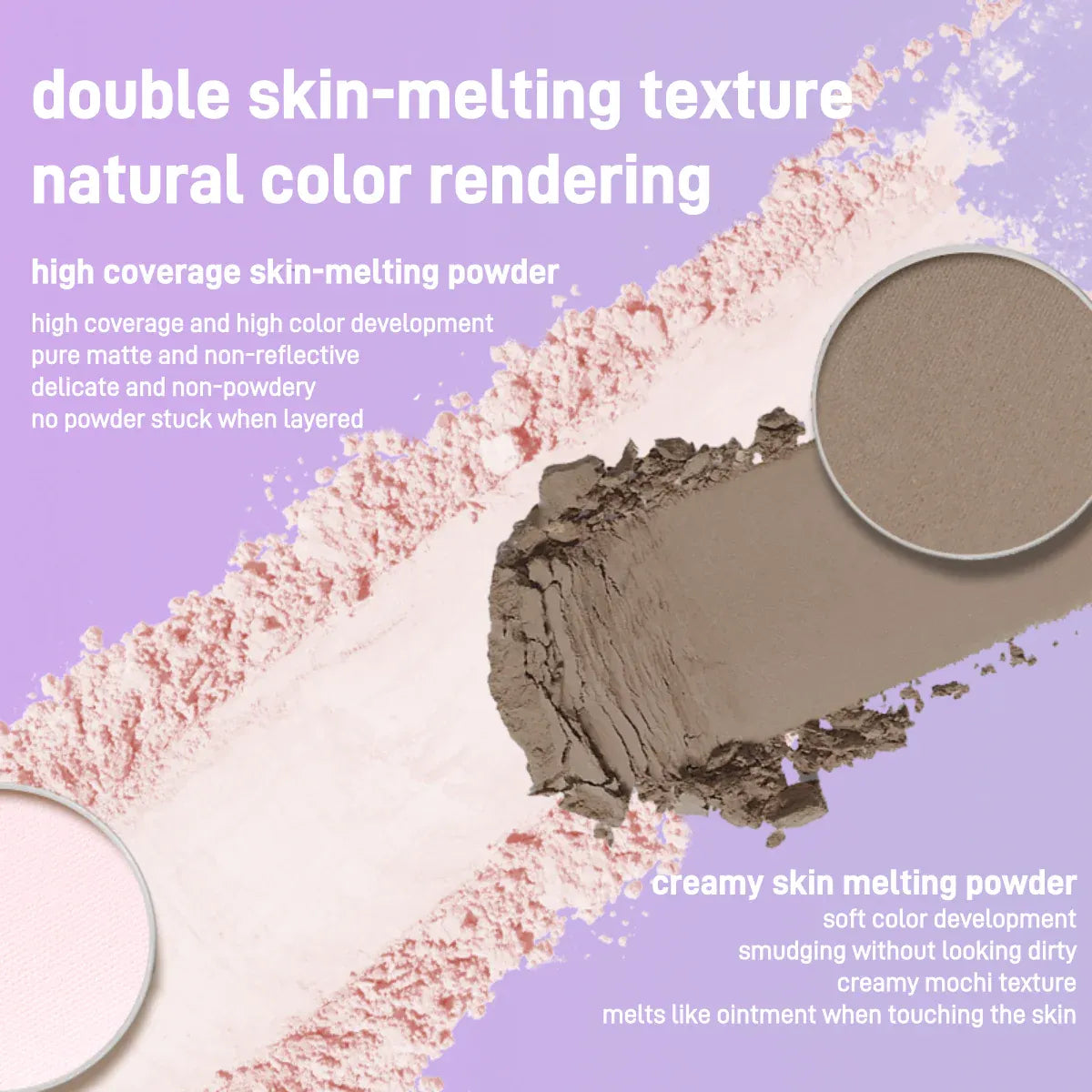 Girls Crush Matte Highlighter Contour Powder Duo #02 Warm Brown