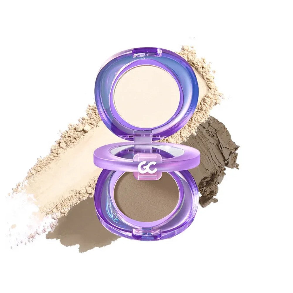 Girls Crush Matte Highlighter Contour Powder Duo #02 Warm Brown