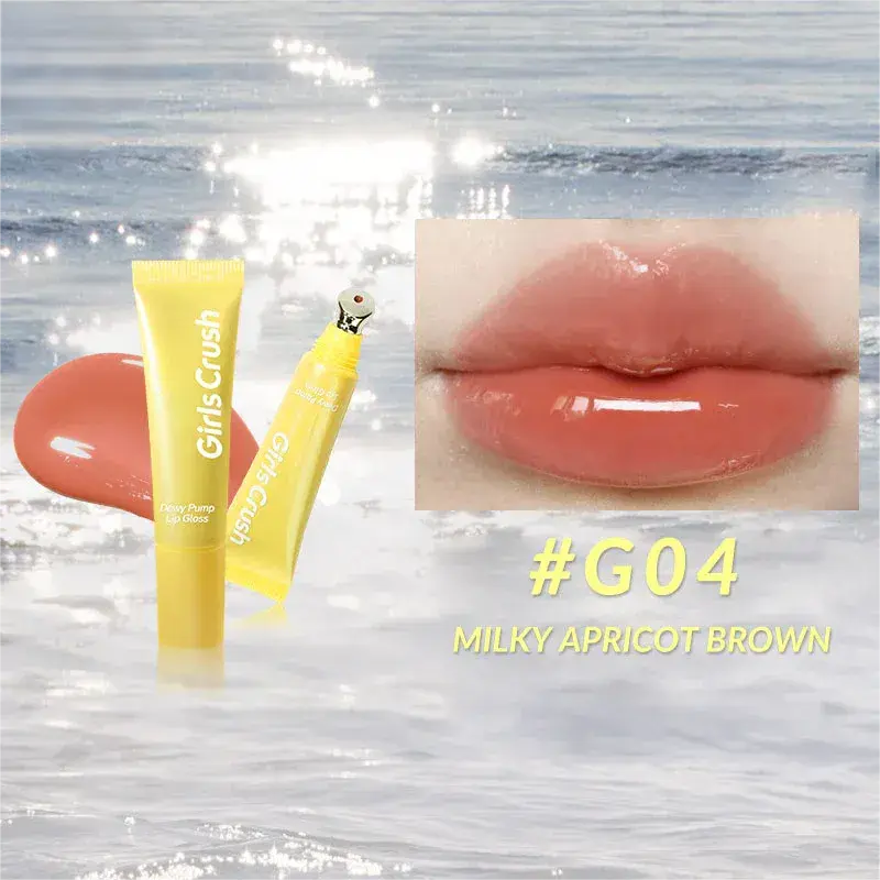 Girls Crush Sunkissed Glow Hydro-Wave Lip Gloss #G04 Orange Sea