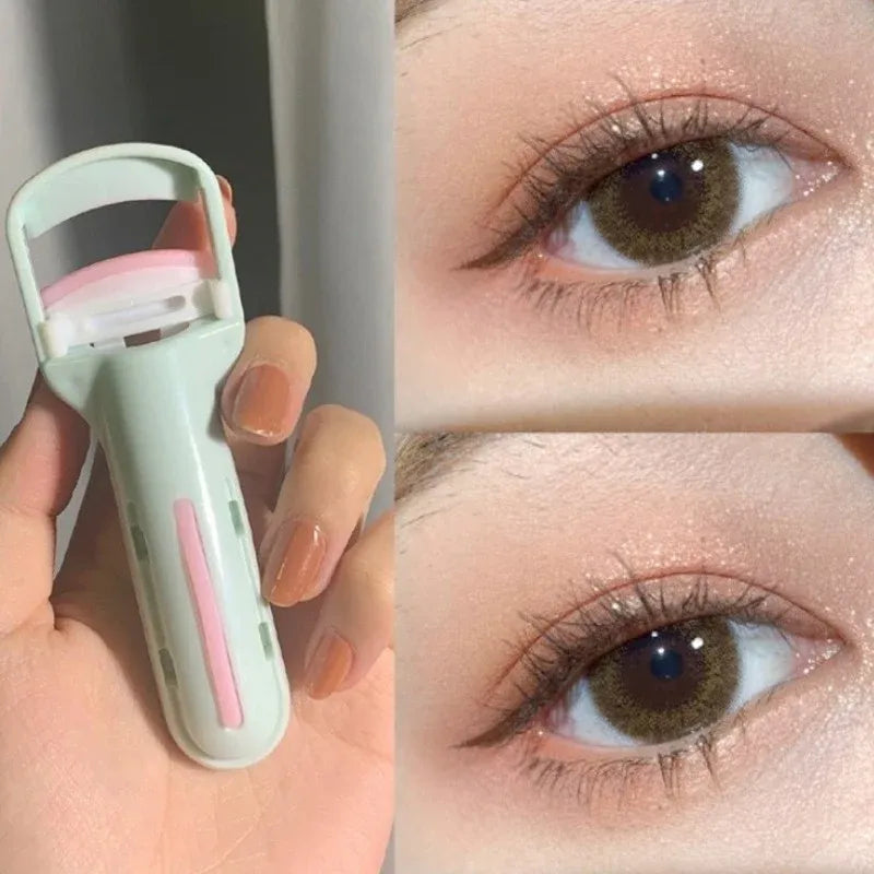 Malian Push-Up Eyelash Curler Portable Long-Lasting Curling 7571 Green