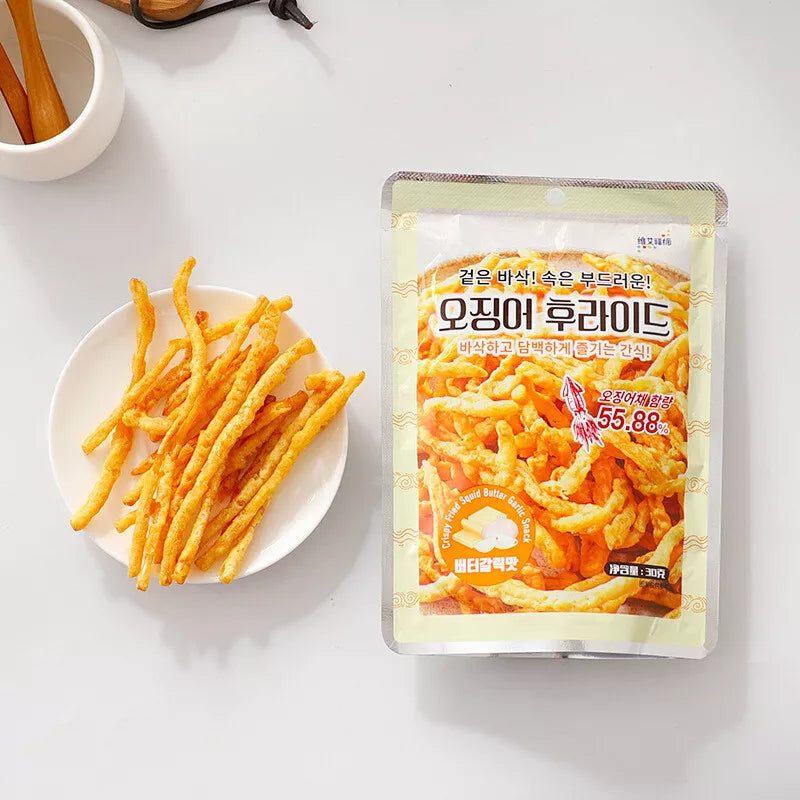 Wei Ai Fu Di Crispy Fried Squid Fish Original Flavor 30g