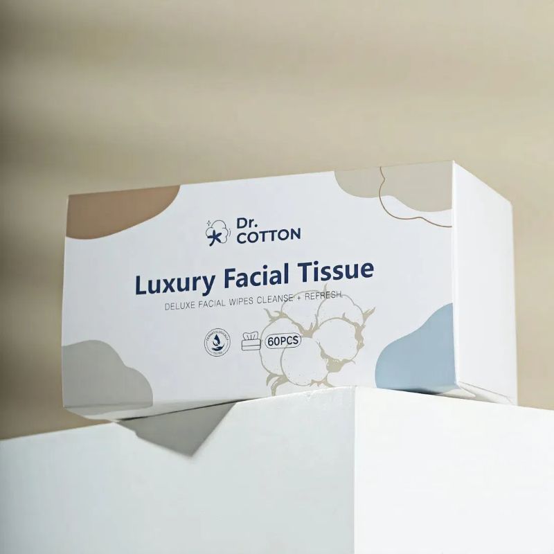 Dr.Cotton Luxury Facial Tissue/Wipe 60pcs