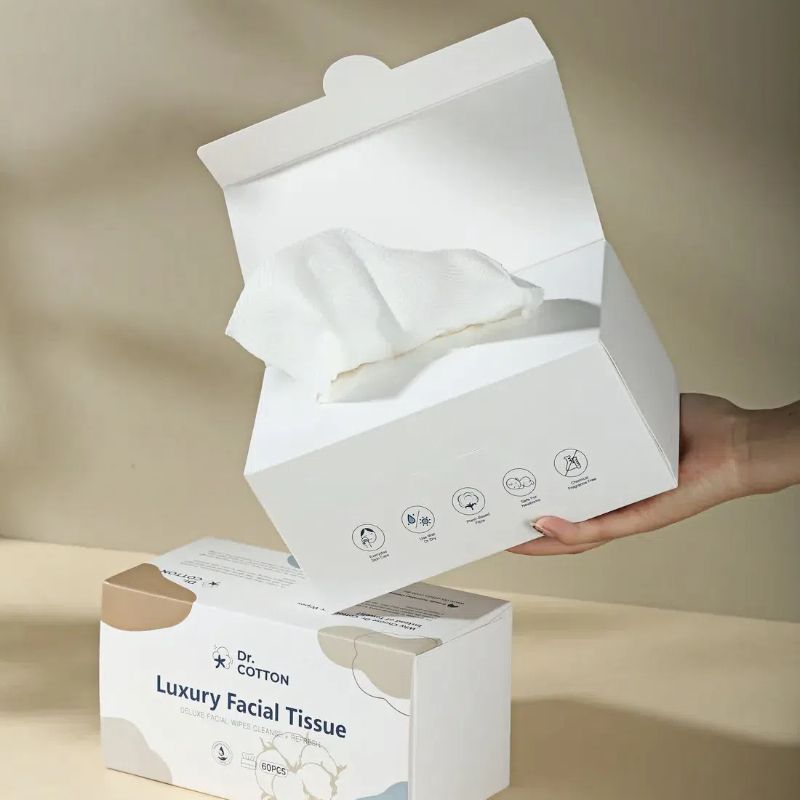 Dr.Cotton Luxury Facial Tissue/Wipe 60pcs