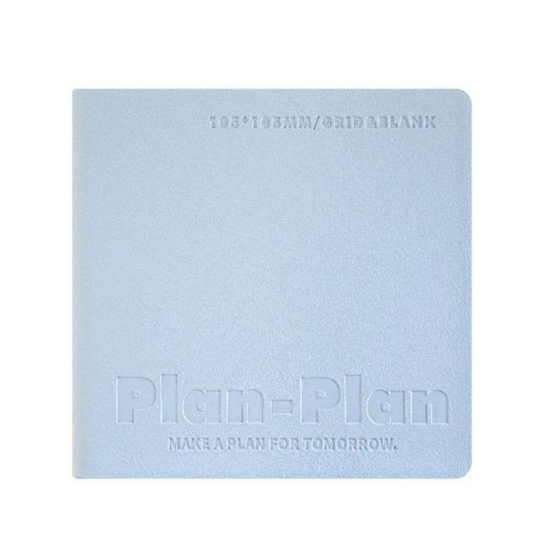 Planwith Cube Square Softcover Notebook Blue