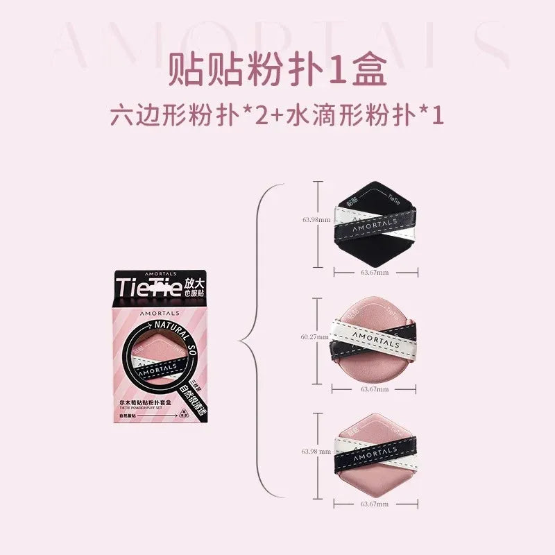 Amortals Tietie Powder Puff 3pcs/Set