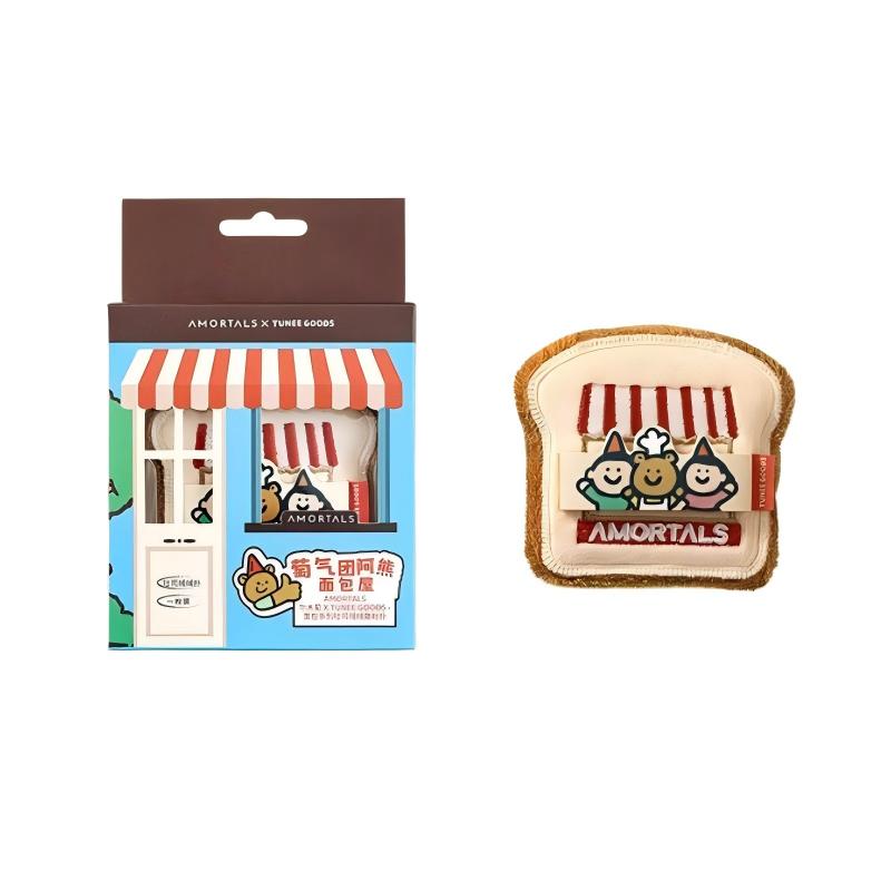 Amortals X Tunee Goods Bread Series Powder Puff Toast Fluffy L