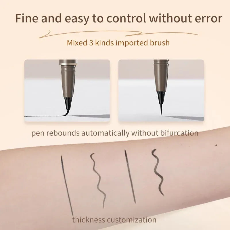 Jullydoll Ultra-Fine Liquid Eyeliner #03 Medium Brown