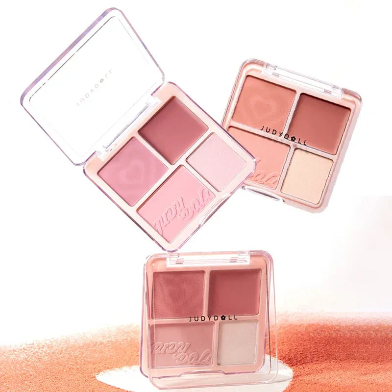 Judydoll 2 in 1 Blush Highlight Palette #01 Milky Melon
