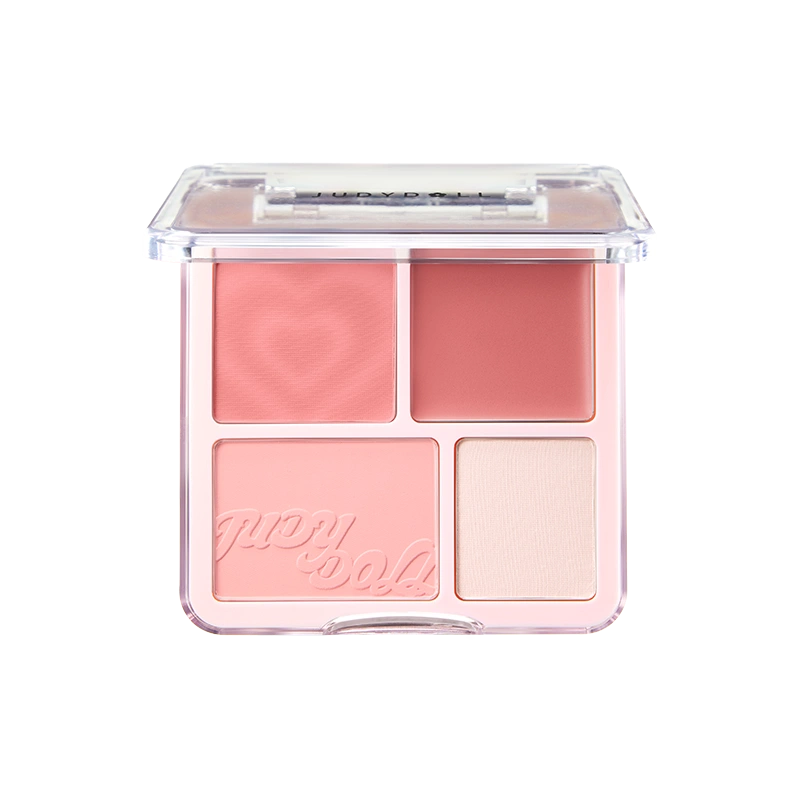 Judydoll 2 in 1 Blush Highlight Palette #02 Fresh Peach