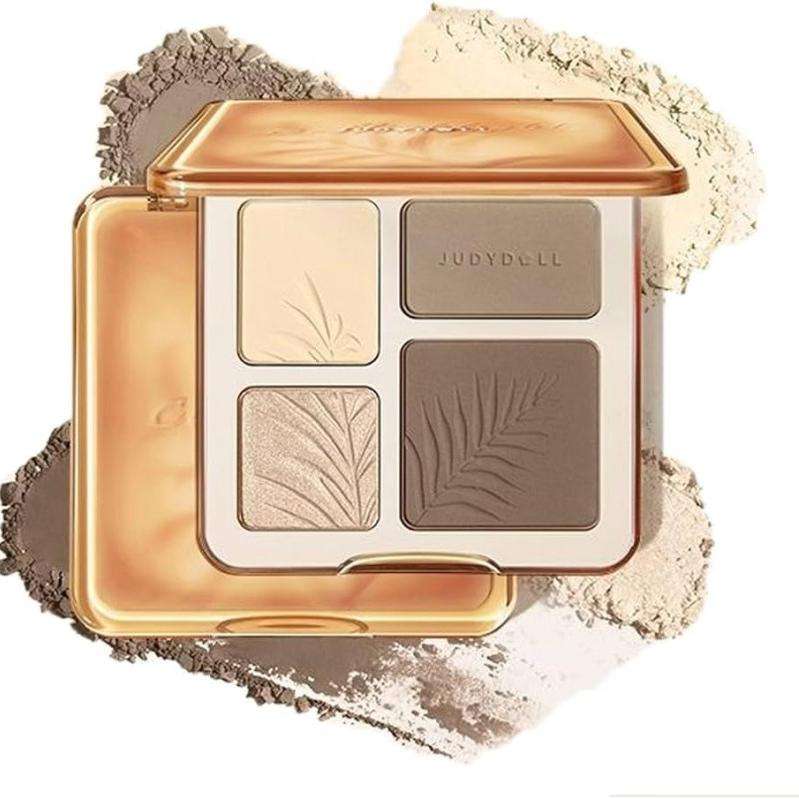 Judydoll 2 IN 1 Highlighter Contour Palette #02 Tree