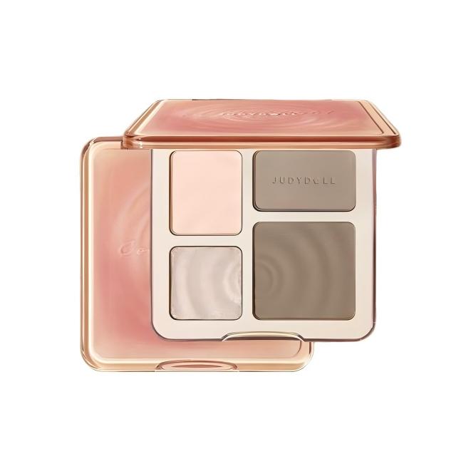 Judydoll 2 IN 1 Highlighter Contour Palette #01 Waves