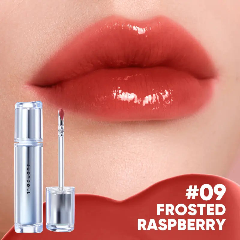 Judydoll Ice Watery Lip Gloss Upgraded #09 Frosted Raspberry