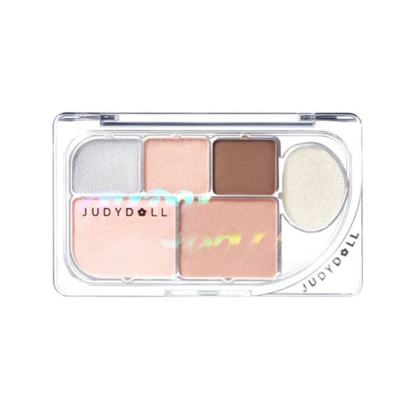 Judydoll Dew-Shine 6 Color Eyeshadow Palette #04 Barroco Pearl