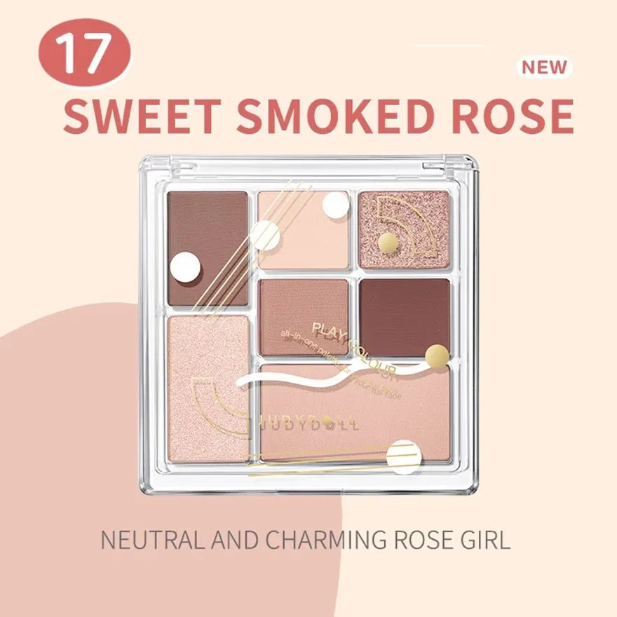Judydoll Colors Eyeshadow Palette #17 Sweet Smaked Rose 8.5g
