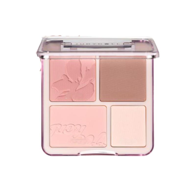 Judydoll Matte Blush & Highlighter Palette #05 Fit Pink