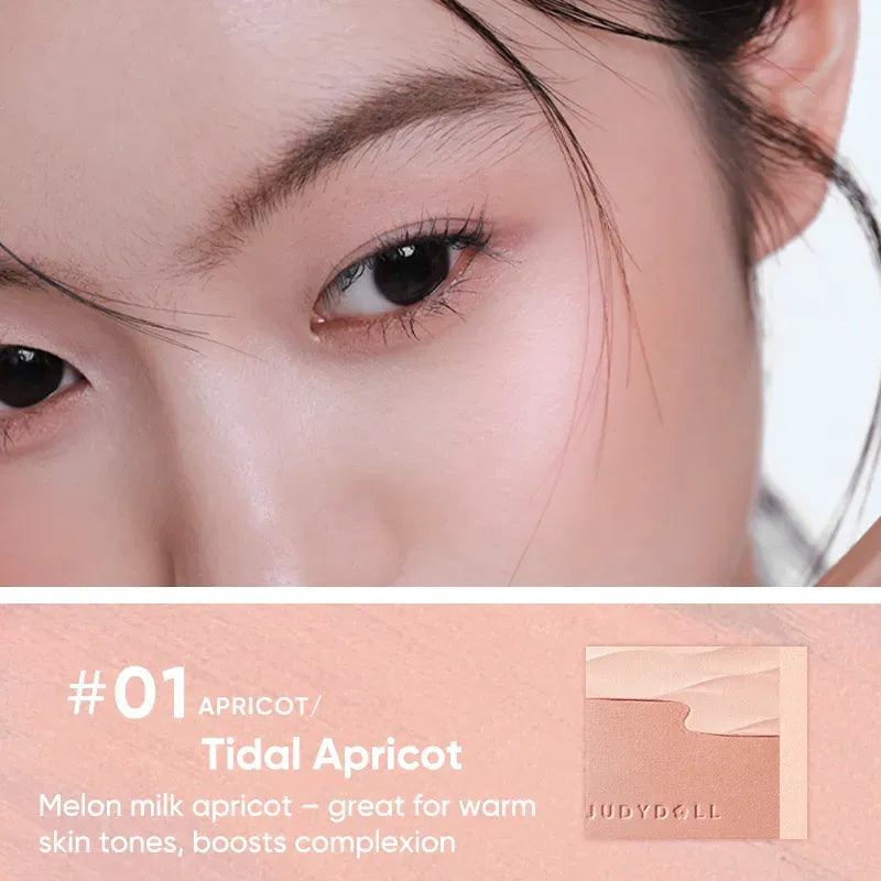 Judydoll Satin Glow Blush #01 Tidal Apricot