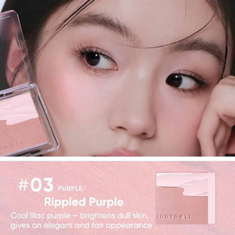 Judydoll Satin Glow Blush #03 Rippled Purple