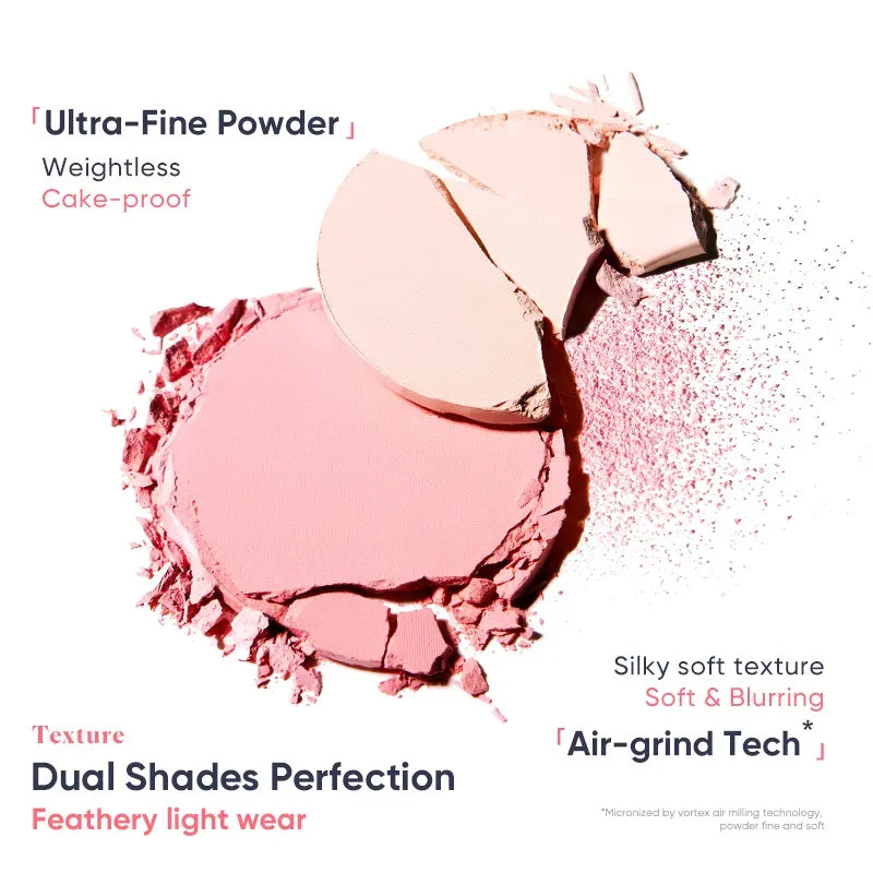 Judydoll 2-Color Blush #L003 Apricot Sunday