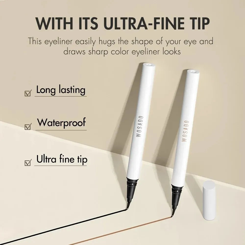 Wosado Ultra-slim Smooth Liquid Eyeliner #02 Brown