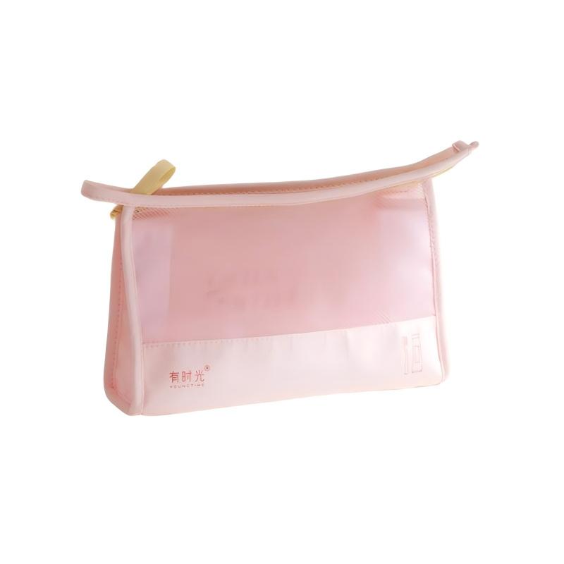 Youngtime Mesh Toiletry Bag Cherry Blossom Pink 25*17.5*8cm