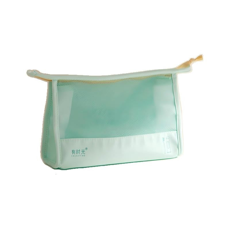 Youngtime Mesh Toiletry Bag Mint Green 25*17.5*8cm