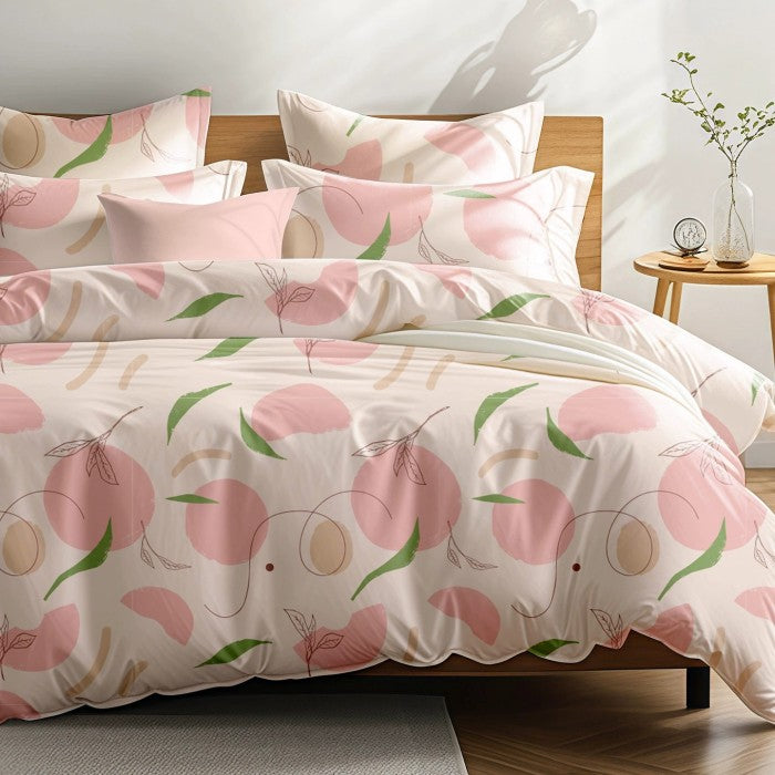 Youngtime Disposable Bedding Set Printed Peach