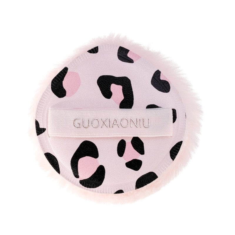 Guoxiaoniu郭小妞长绒散粉扑粉豹纹 1枚
