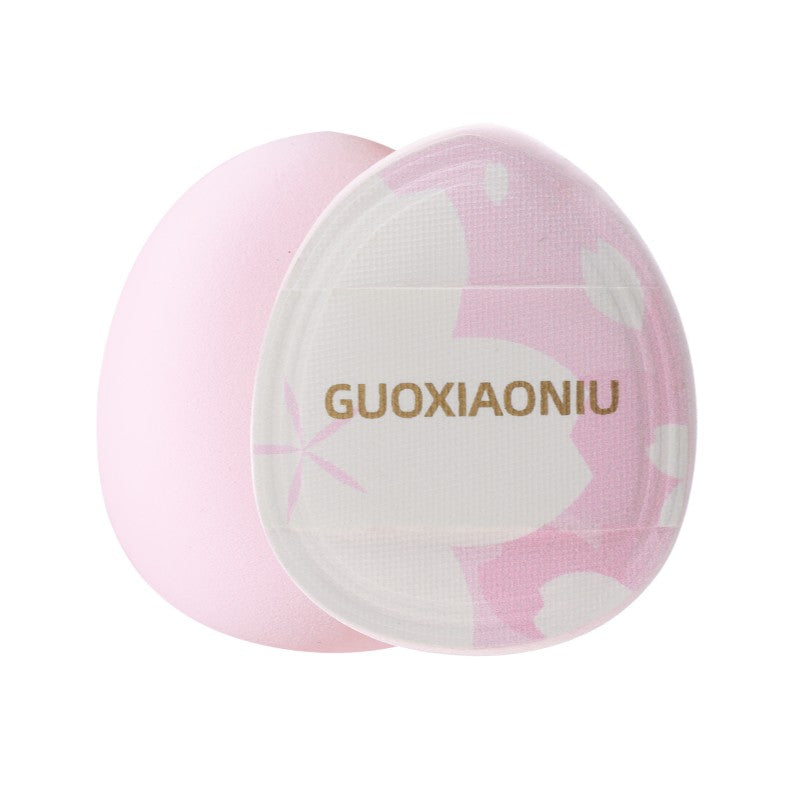 Guoxiaoniu Mini Powder Puff Set Sakura Pink 2pcs
