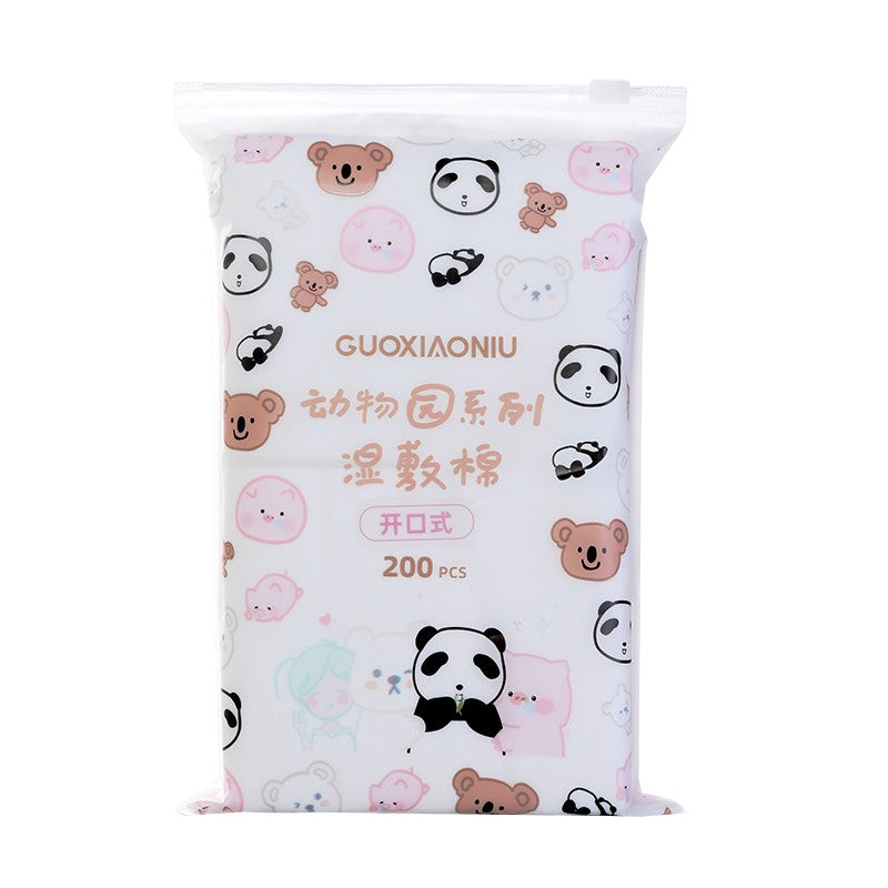 Guoxiaoniu Facial Cotton Pads Open-Type 200pcs
