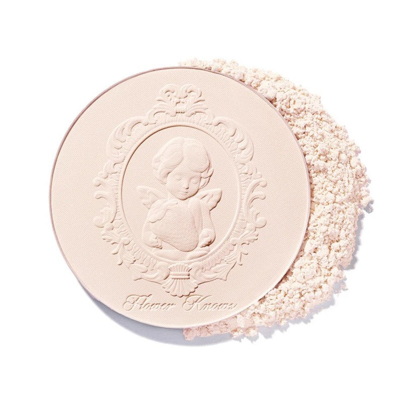 Flower Knows Strawberry Cupid Pressed Powder #02 Ivory Beige