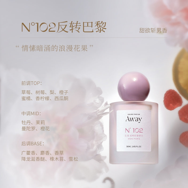 Away Tribute to Light-Chasing Perfume NO.102 Mon Paris 50ml