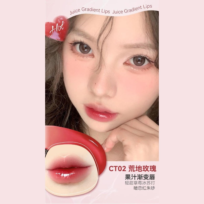 Dezone Dual-Ended Luminous Lip Tint #CT02 Strawberry Ice Soda