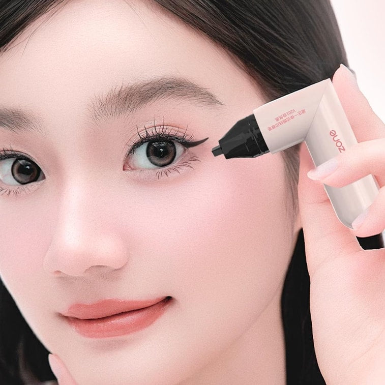 Dezone Heart-Shaped Liquid Eyeliner Stamp #YW01 Black
