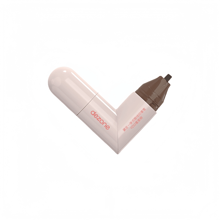 Dezone Heart-Shaped Liquid Eyeliner Stamp #YW02 Brown