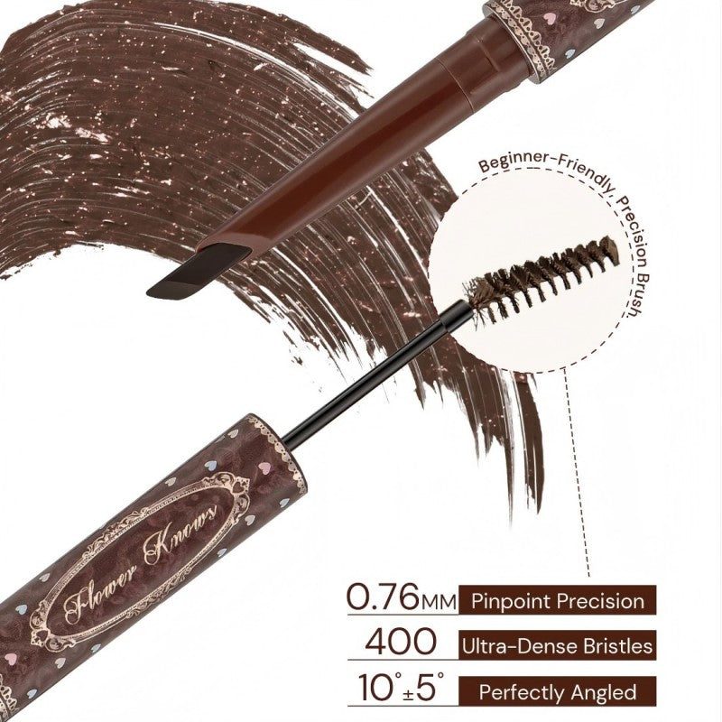 Flower Knows The Sweetie Bear Eyebrow Gel & Pencil #02 Natural Brown