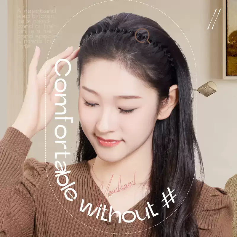 Allsmile Invisible Headband Large Wavy Style