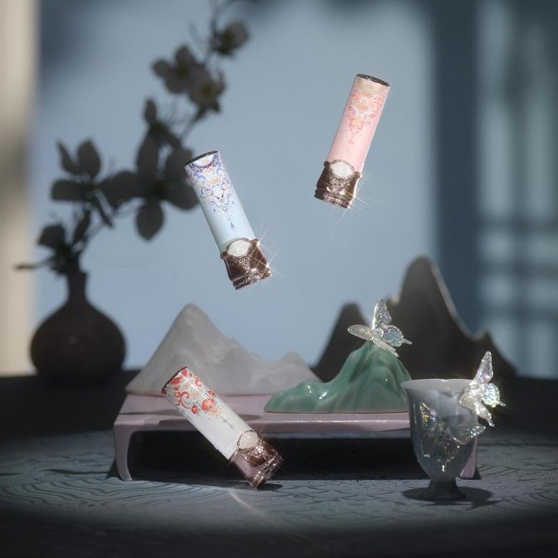 Flower Knows Butterfly Cloud Collar Collection Glossy Lipstick #C02 Agarwood